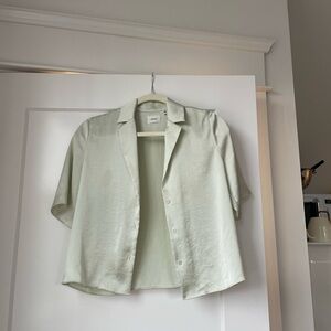 Aritzia Wilfred Silk Shirt - xxs